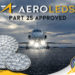 An image of Aeroleds Part 25 Approved