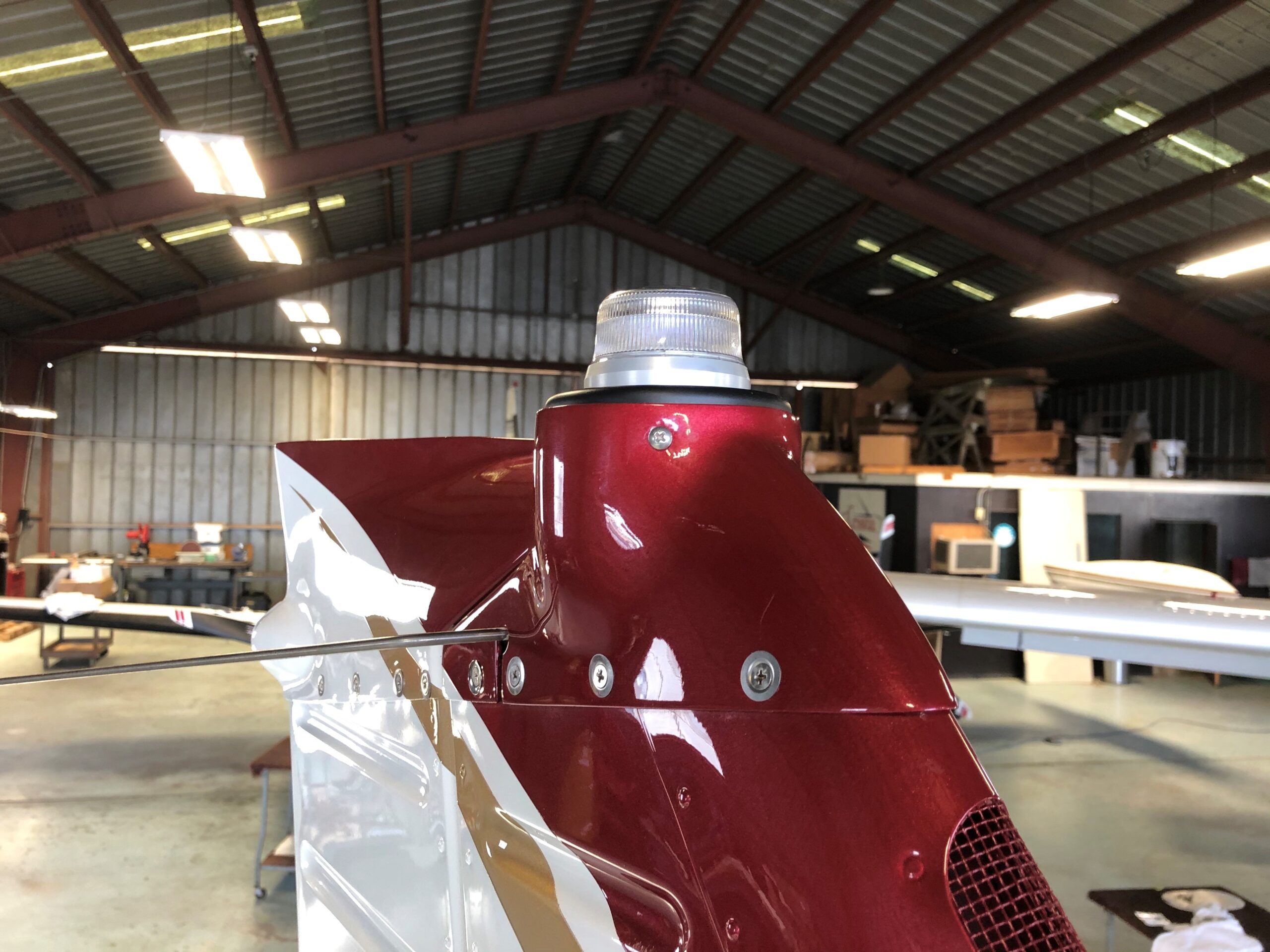 An image of Piper Pa28 with AeroLEDs SunBeacon
